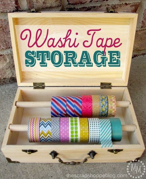 How-To: Washi Tape Storage Box
